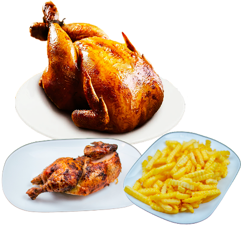 POLLO + MEDIO SOLO+ PAPAS